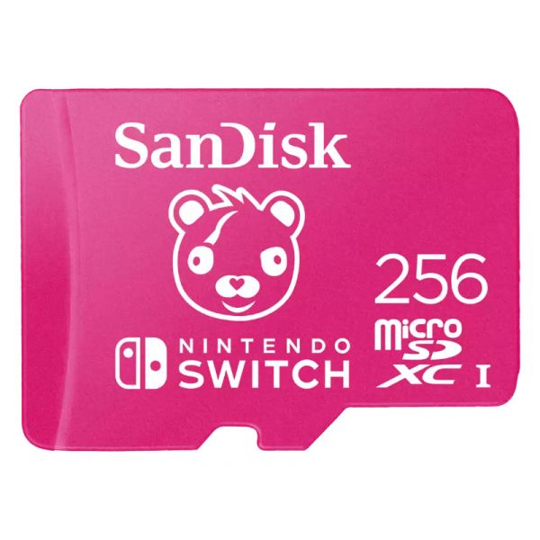 Sandisk MicroSDXC Nintendo Switch 256GB, 100/90MB/s Fortnite Edition memóriakártya (215473)